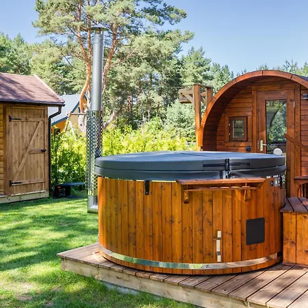 Letniskowy Borowik Z Sauna I Jacuzzi - Oaza Spokoju Nyaraló Ocypel