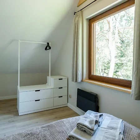 Letniskowy Borowik Z Sauna I Jacuzzi - Oaza Spokoju Semesterbostad *
